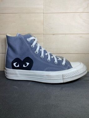 Converse Chuck Taylor 70 Hi Comme Des Garcons Women's Size 7.5 Shoes Blue White